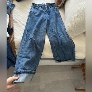 WeWoreWhat Blue Flare & Wide Leg Jeans